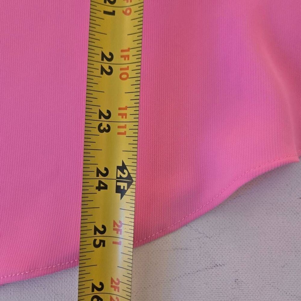 Amanda Uprichard New York Womens One Shoulder Bow Dressy Top Pink Medium - Picture 11 of 12